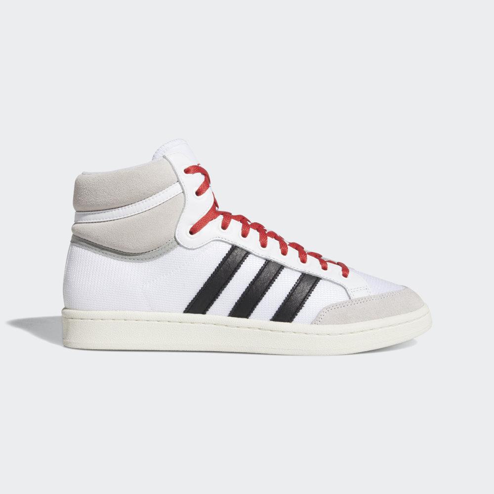 Adidas Men's Americana Hi Originals Shoes White/Black/Red Ireland EG5784